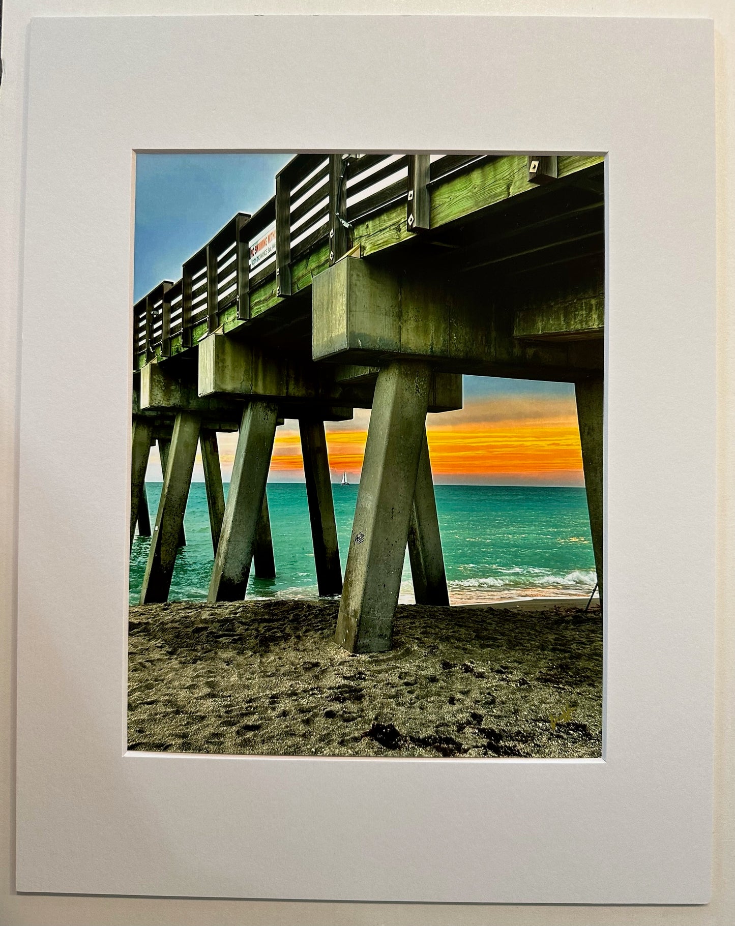 Aqua Pier (Two or more of any prints, $30 per print) Free Shipping