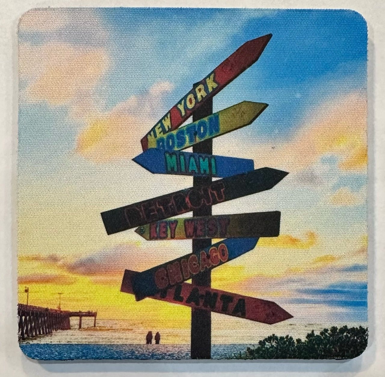 Everywhere a Sign Coaster