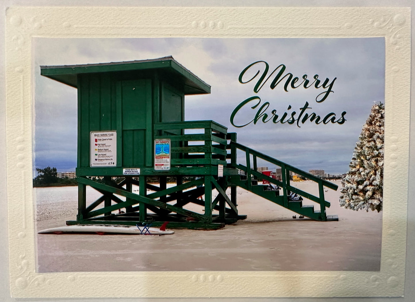 Merry Christmas from the Siesta Green Magical Lifeguard Station (Four or more of any cards, $4 per card)