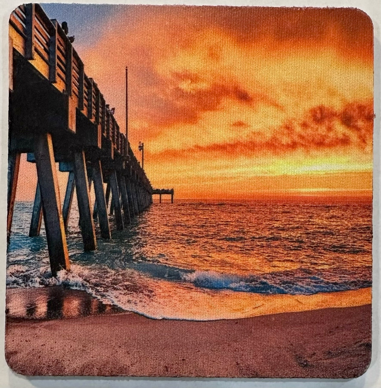 Sunset North of the Pier Coaster