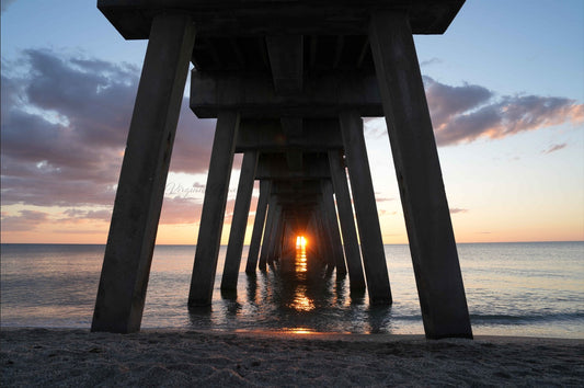 Pier with Special Sunset