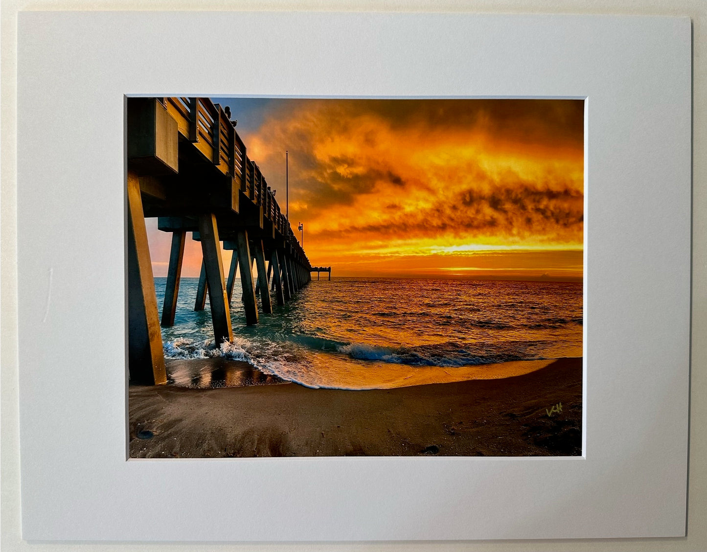 Sunset North of the Pier (Two or more of any prints, $30 per print) Free Shipping